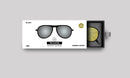 THE AVIATOR NEGRO/DORADO ESPEJADO