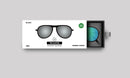THE AVIATOR NEGRO/VERDE ESPEJADO