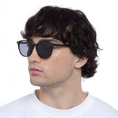 ANTEOJOS DE SOL CLASSIC ROUND BLACK SMOKE MONO POLARIZED