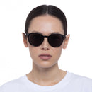ANTEOJOS DE SOL CLASSIC ROUND BLACK SMOKE MONO POLARIZED
