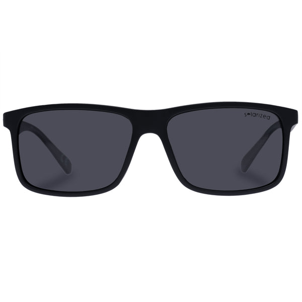 MESH D-FRAME BLACK RUBBER SMOKE MONO POLARIZED