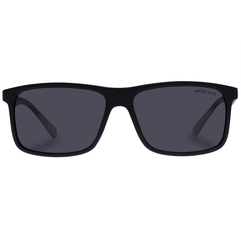 MESH D-FRAME BLACK RUBBER SMOKE MONO POLARIZED