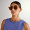 MODERN D-FRAME BLONDE BROWN MONO POLARISED