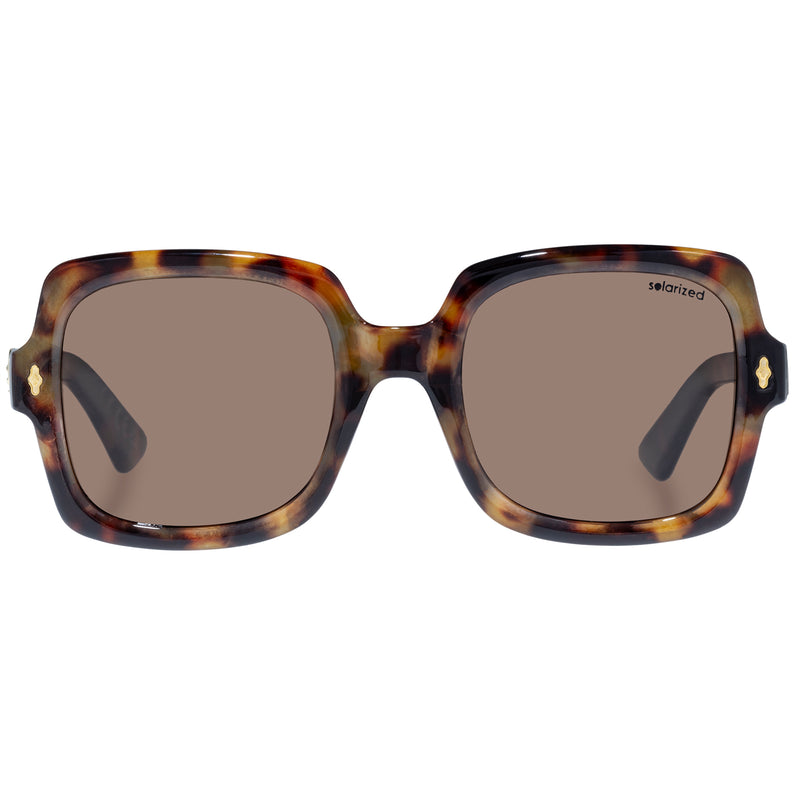 RETRO SQUARE DARK TORT BROWN MONO POLARISED