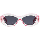 ANTEOJOS DE SOL THE GINCHIEST CLEAR HOT PINK - SMOKE MONO