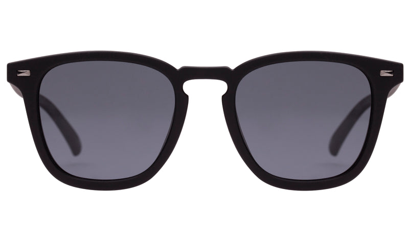 NO BIGGIE BLACK RUBBER - SMOKE MONO POLARIZED