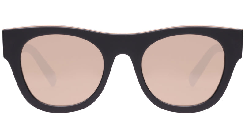 ARCADIA MATTE BLACK - COPPER  MIRROR